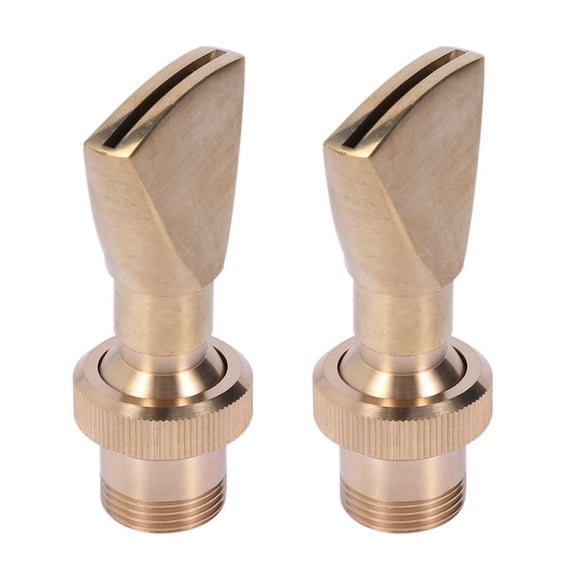 2X 1/2 Inch DN15 and 3/4 Inch DN20 Brass Water Fountain Nozzle Spray Sprinkler Head Garden Landscape Fountain