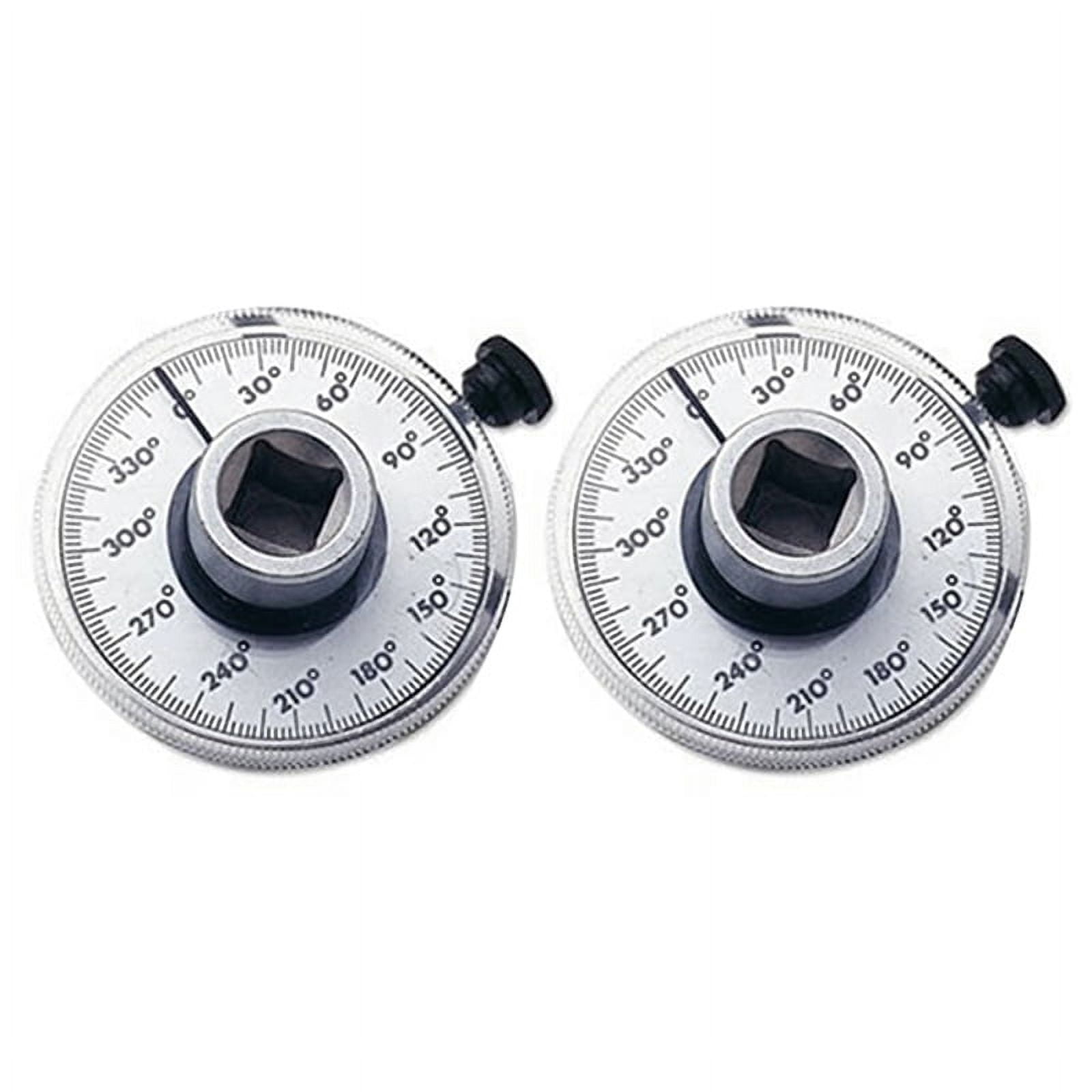 2X 1/2 Inch Torque Gauge Wrench Torque Measuring Instrument Angle Meter ...