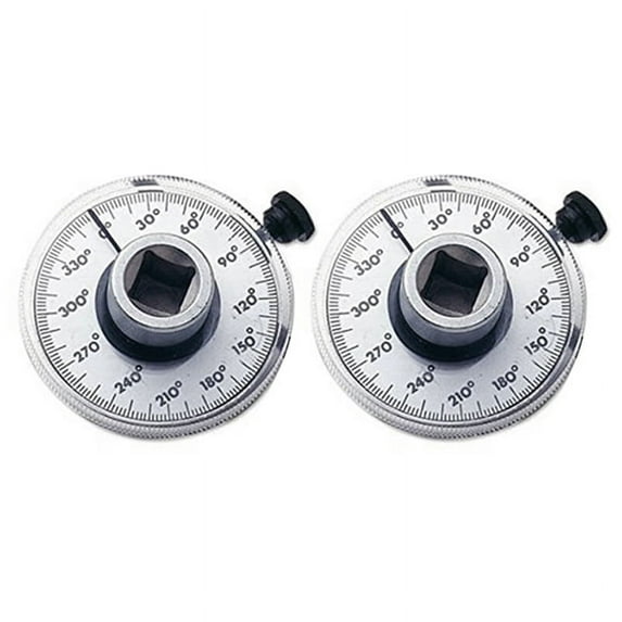 2X 1/2 Inch Torque Gauge Wrench Torque Measuring Instrument Angle Meter Indexer
