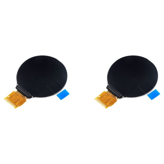 2X 1.28 Inch TFT Screen Display Module 1.28Inch IPS Round Colorful LCD Board 240X240 SPI Interface GC9A01 Driver