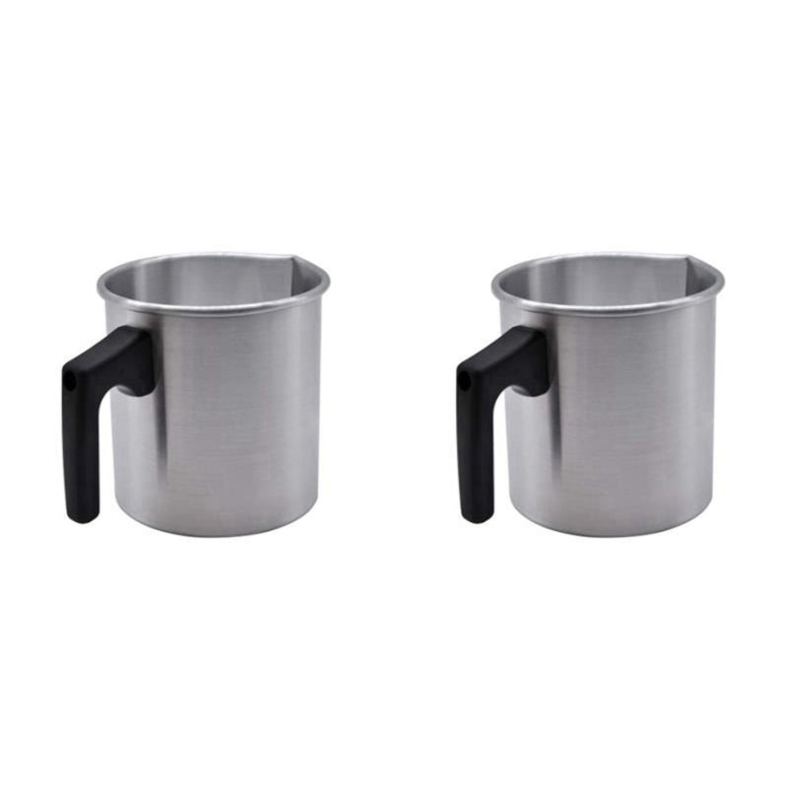 2X 1.2L Candle Melting Pot Wax Cup Making Pouring for Home DIY Store