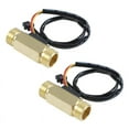 thumbnail image 1 of 2X 1/2PT Water Flow Sensor Switch Control Meter Flowmeter 1.5-30L/Min, 1 of 8