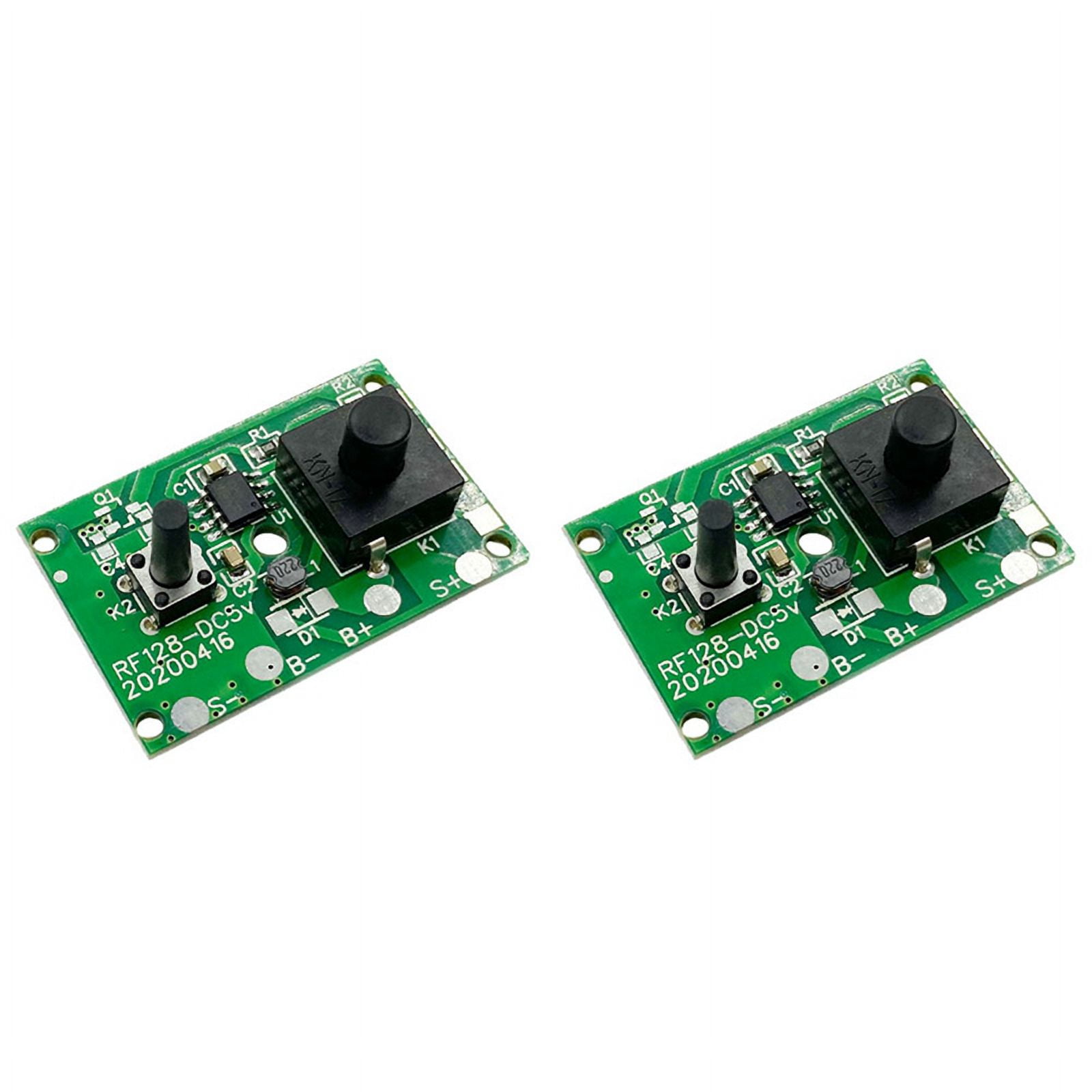 2X 1.2V Solar Lamp String Control Board Circuit Board with Switch Solar