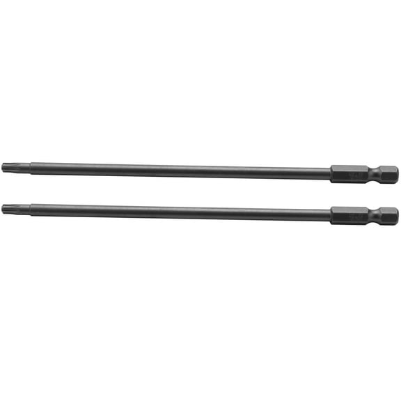 2X 1/4-inch T20 Magnetic Torx Security Screwdriver Bit 150mm Long