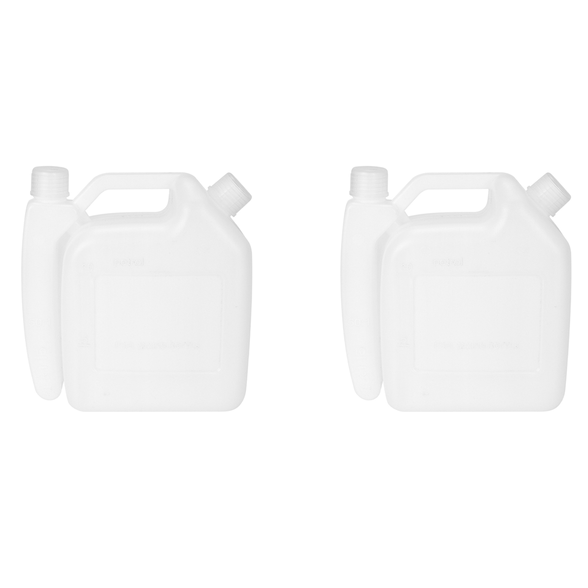 2X 1.5Litre 2 Stroke Fuel Mixing Bottle