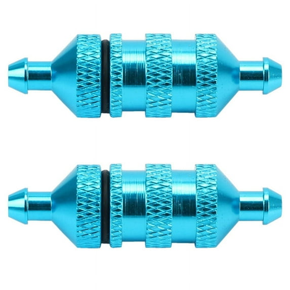 2X 1/8 1/10 RC Model Car Spare Parts Fuel Filter Nitro for 02156 94122 94188,Blue