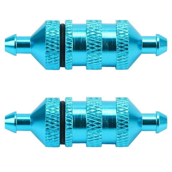 2X 1/8 1/10 RC Model Car Spare Parts Fuel Filter Nitro for 02156 94122 94188,Blue