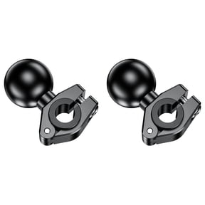 2X 1 Inch Ball Head Navigation Mounting Bracket Rear View Mirror Frame Fixing Support for Ram Bracket/Phone Bracket,2 * Navigation mounting bracket,black