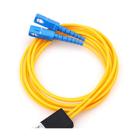 2X 1 Point 2 Taper Fiber Optic Splitter Splice Box Splitter SC Port FTTH Fiber Home Cold Connection,2 * Fiber Splitter(The color of the interface is random, and the specified color is not accepted)