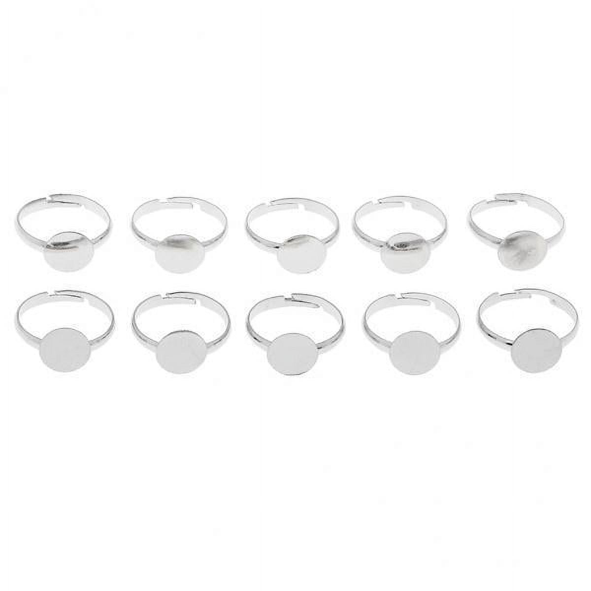 2X 10 Pieces Adjustable Base Pad 10mm Findings - Walmart.com