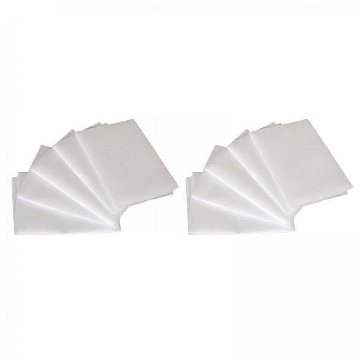 2X 10 Sheets Water Soluble Embroidery Stabilizer 50x50cm for Machine Embroidery