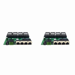 2X 100M Reverse POE Fast Ethernet Fiber Switch 4F4E Output 12V Optical Media Converter SC PCBA Placa Metro Board