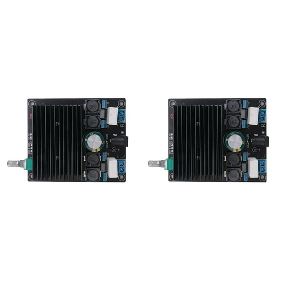 2X 100W + 100W Amplifier TDA7498 Class D Amp Subwoofer Assembled Board Module DIY,2 x Amplifier Board,black
