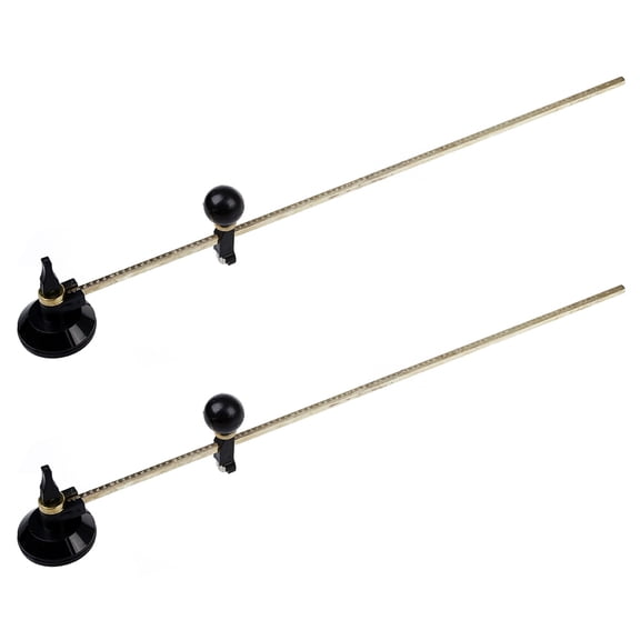 2X 100cm MaX. Circle Dia Compasses Glass Circle Circular Cutter,2 x Glass Cutter,balck&Gold Tone