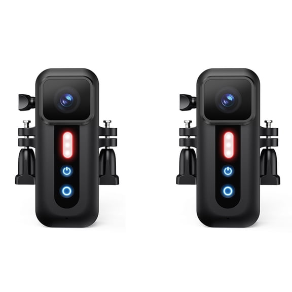 2X 1080P Body Camera,Video Recording Dash Camera, Small and Compact, Bike Recorder WiFi Cam, Bicycle Cycling Camera