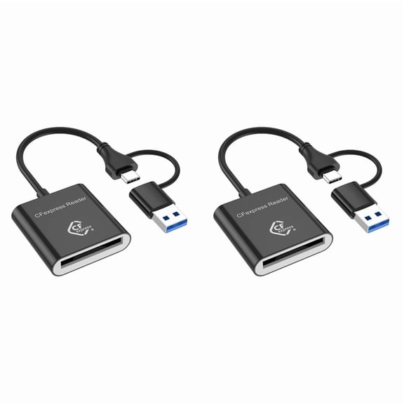 2X 10Gbps CFexpress Type B Card Reader Writer USB3.2 Gen2 USB-C Card Reader for Android Win XP/Vista/7/8/8.1/10/11 OS