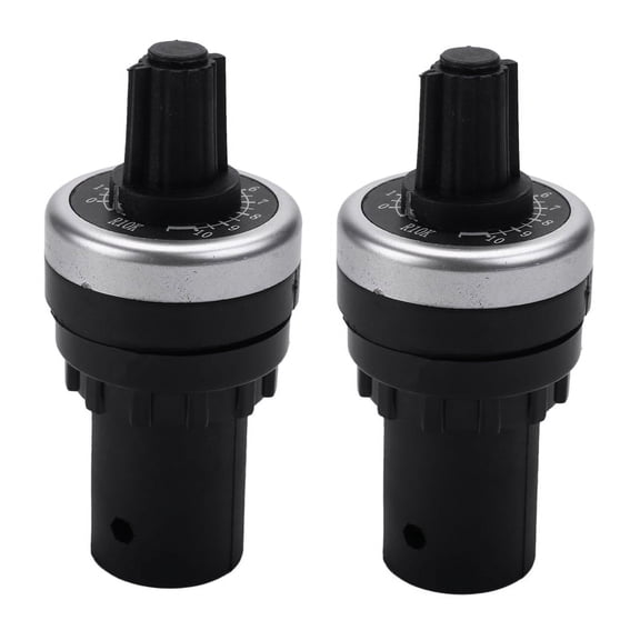 2X 10K Potentiometer 22mm Governor VSD VFD for Variable Speed Drive Inverter New,2 x 10k potentiometer 22mm panel mount VSD VFD,black