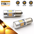 thumbnail image 1 of 2X 1156 50W 840LM High Power LED Amber Turn Signal Brake Tail Lights Bulbs, 1 of 6