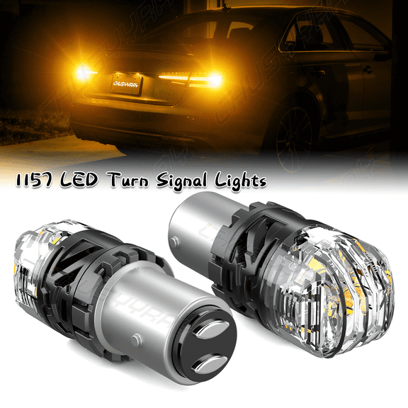 2X 1157 Amber Yellow LED Turn Signal light Bulbs For Mazda CX-5 2013-2015 2016