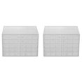 thumbnail image 1 of 2X 120 Grids Transparent Nail Art Decoration Storage Box Rhinestones Beads Accessories Display Container Case, 1 of 8