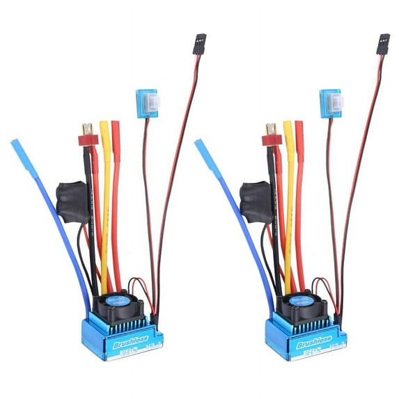 2X 120A Brushless Esc Electric Speed Controller Waterproof Dust-Proof Rc Part Accessory