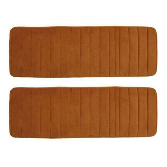 2X 120x40cm Absorbent Nonslip Memory Foam Kitchen Bedroom Door Floor Mat Rug Carpet Khaki