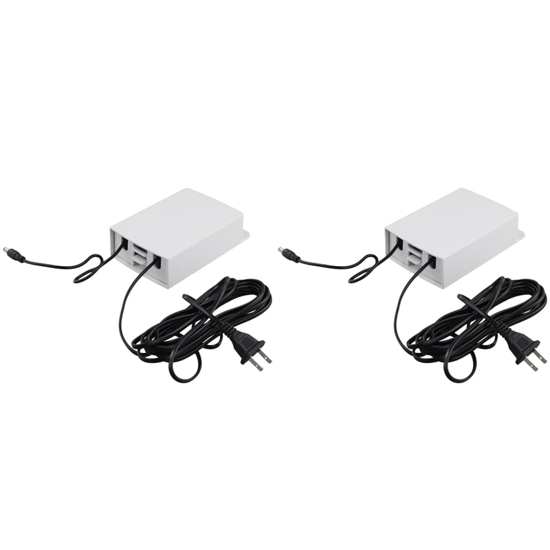 2X 12V-2.5A Uninterruptible Power Supply UPS Battery Backup Interface,US Plug
