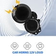 thumbnail image 1 of 2X 12V 24V Electric Snail Air Horn 120DB Loud Sound for Truck Van, 1 of 8