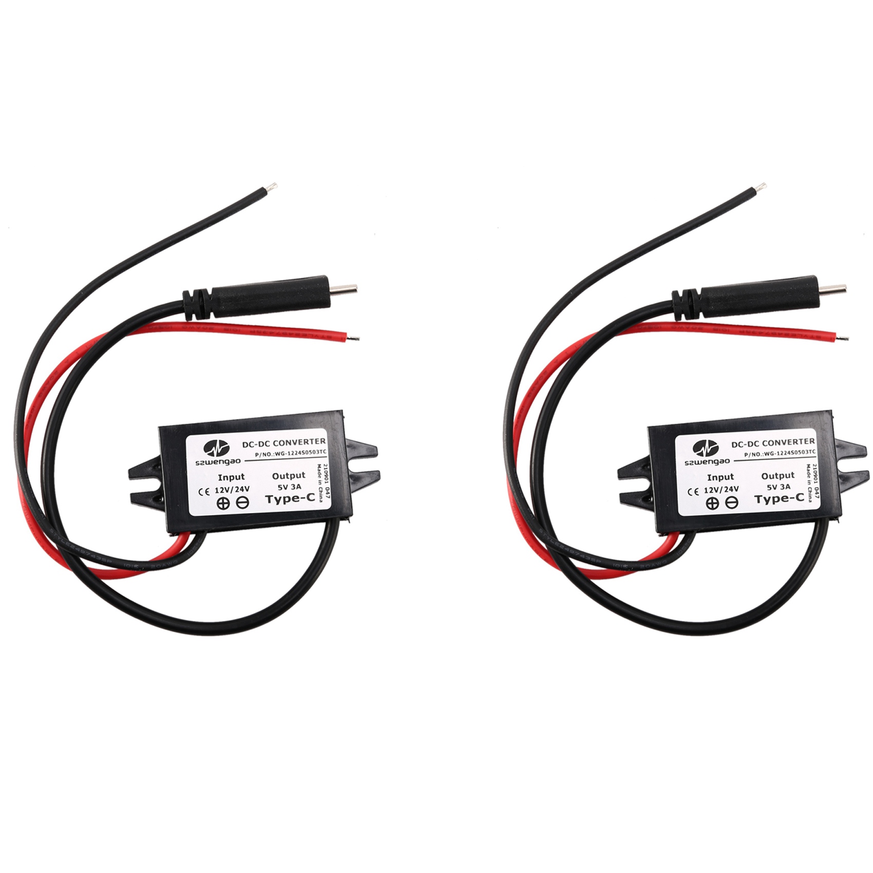 2x 12v 24v To 5v 3a Dc Dc Converter Regulator 12 Volt To 5 Volt 15w Buck Supply 6610