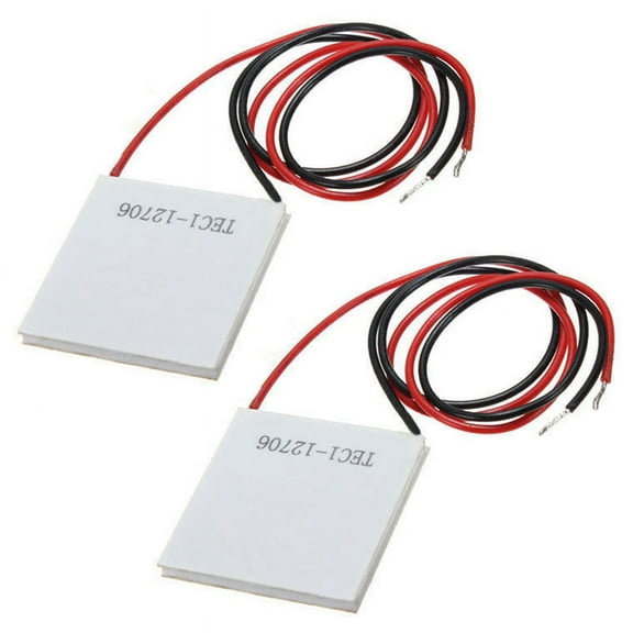 2X 12V 5.8A 65W TEC1-12706 Thermoelectric Cooler Cooling Peltier Plate Module 40X40mm