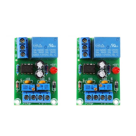 2X 12V Battery Automatic Charging Controller Module Protection Board Relay Board Module Smart Charger,2*12V Battery Automatic Charging Controller Module