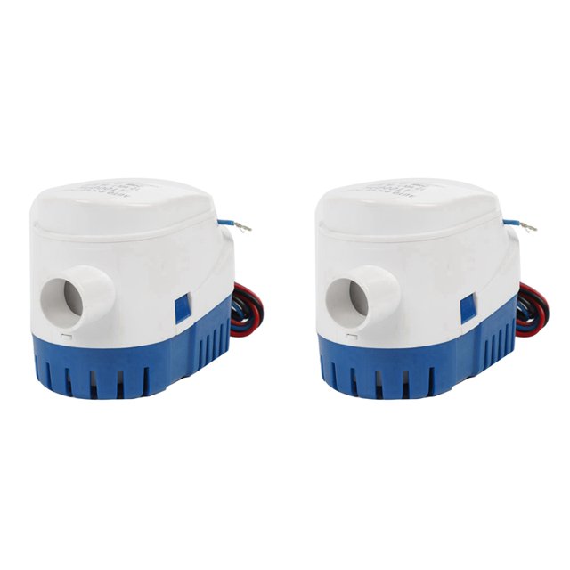 2X 12V Bilge Pump 1100GPH Automatic Boat Marine Water Pump Submersible