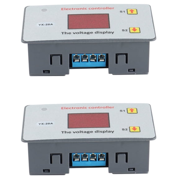 2X 12V Electronic Controller Battery Low Voltage Cut Automatic Switch on Protection Undervoltage Protection