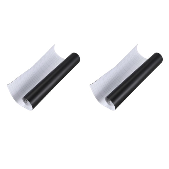 2X 12X60 inch Matte Black Vinyl Film Wrap Car Diy Sticker,2 x car sticker,Black