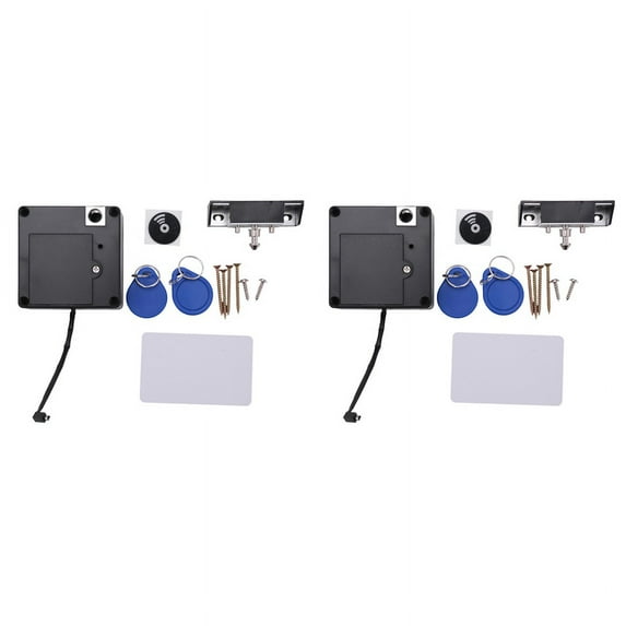 2X 13.56MHz IC Card Cabinet Lock Electric Cabinet Lock Cabinet Drawer Lock Locker