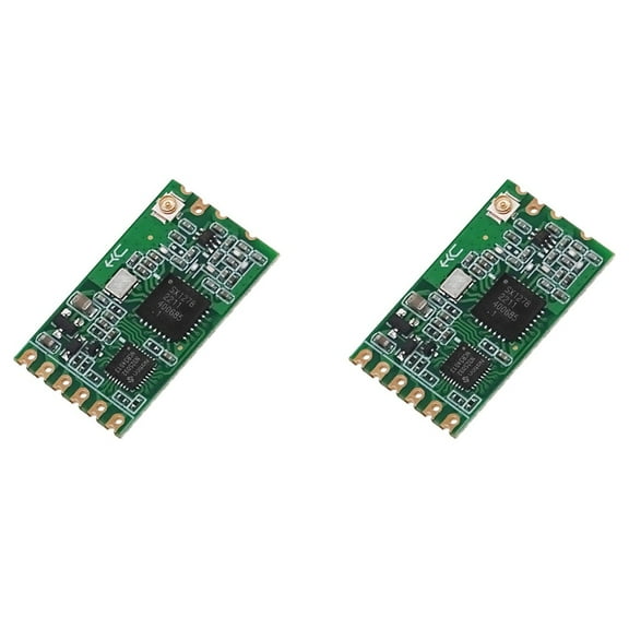 2X -14 Wireless Module LoRa Serial Communication 433MHz Transparent Transmission,2 x Wireless Module,Green