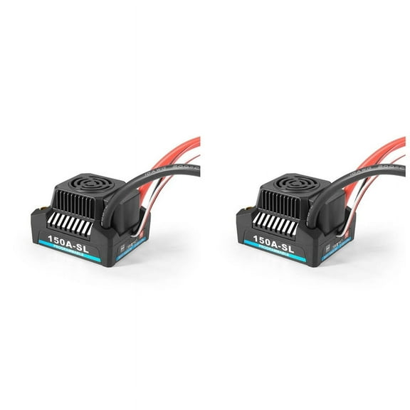 2X 150A Brushless Senseless Speed Controller Electronic Speed Controller(ESC) for Car for 1/8 RC Car Parts
