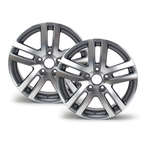 2X 16" Replacement Wheel Rim for 2005-2018 Volkswagen Jetta, 16'' x 6.5''