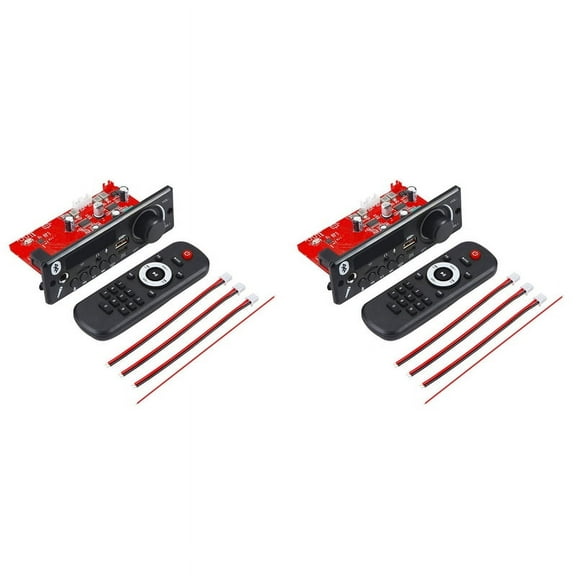 2X 160W Amplifier Bluetooth 5.0 DIY MP3 Decoder Board Audio Player 12V MP3 Player Car FM Radio Module TF USB(A)