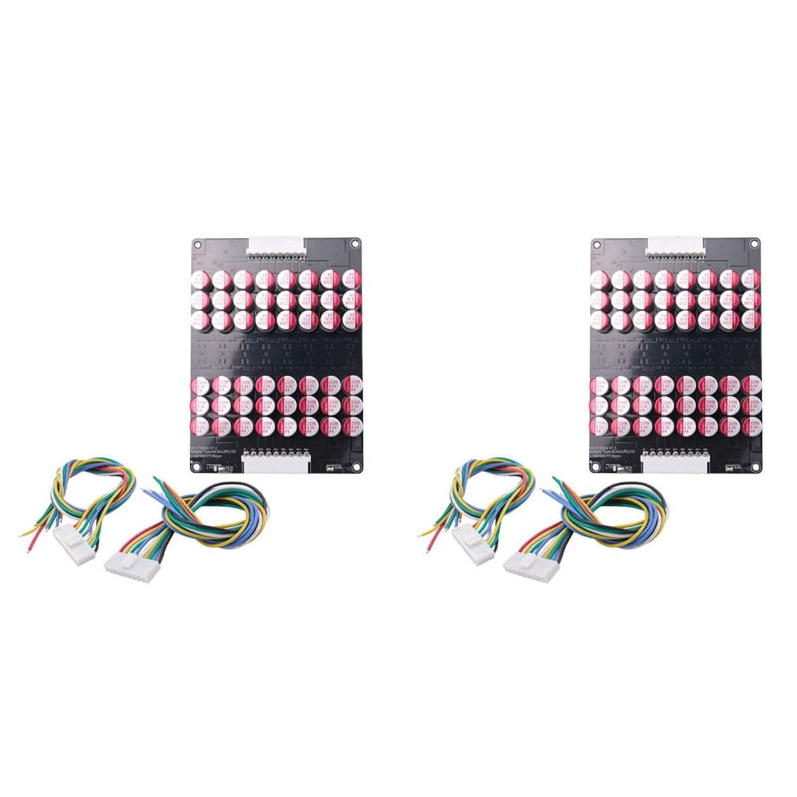 2X 16S 5A Balance Li-Ion Lifepo4 Lto Active Lithium Battery Equalizer Balancer Plate Capacitor 48V 60V 16S