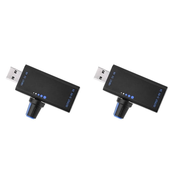 2X 18W High Power USB Speed Controller DC5V 4A Adjustable Control Fan Cooler Type-C USB Fan Speed Radiator Accessories