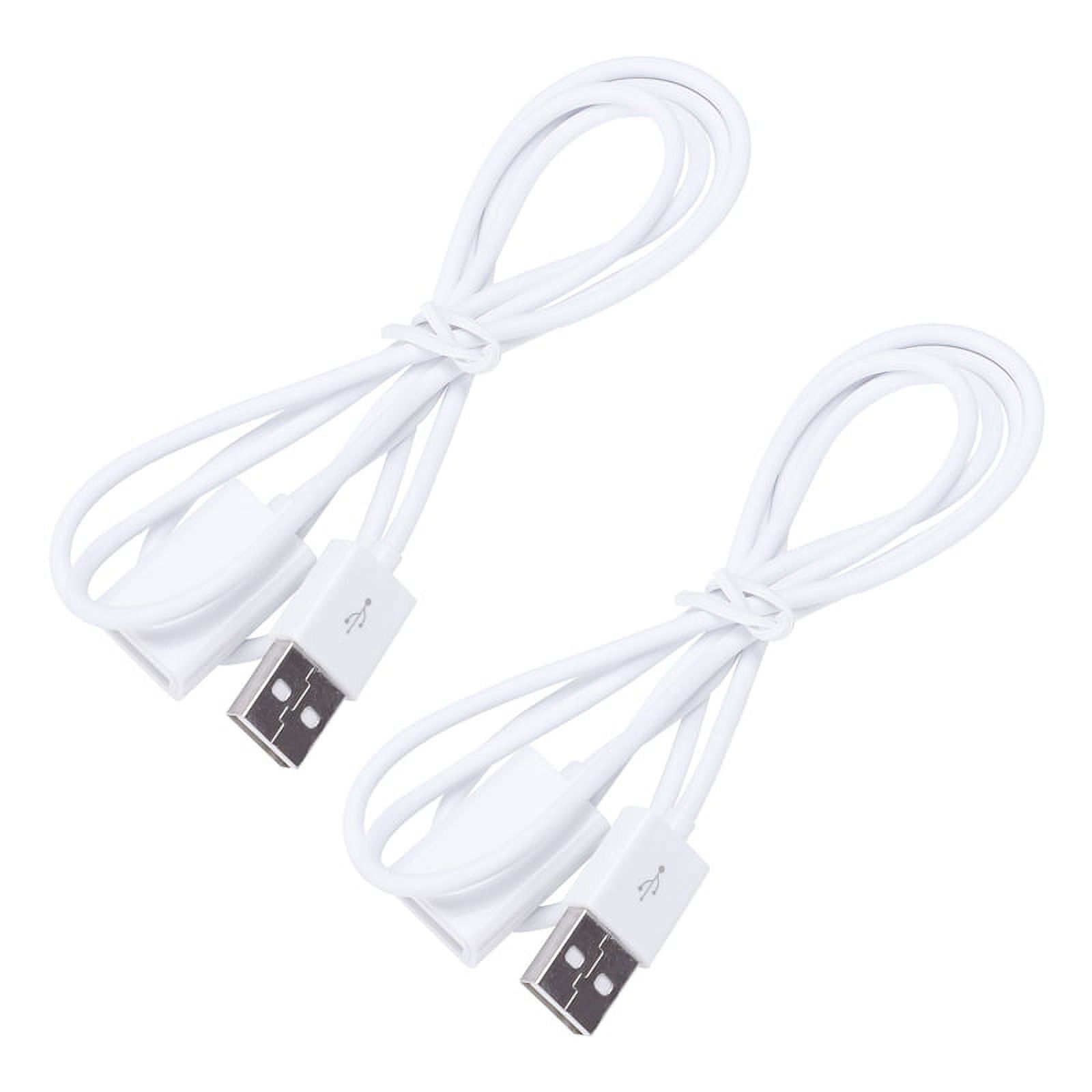 2X 1M3Ft 1M USB 2.0 A MALE to A FEMALE Extension Cable Cord Extender