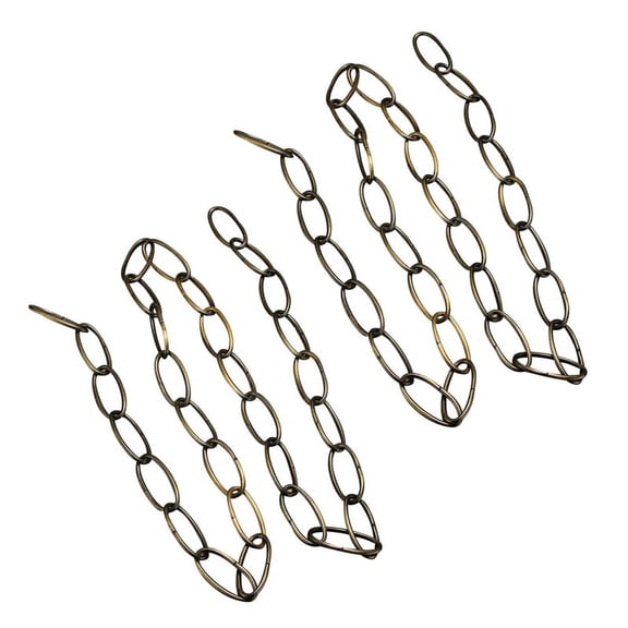 2X 1M Heavy Duty Chain For Vintage Chandelier Hanging Lamp,Green bronze