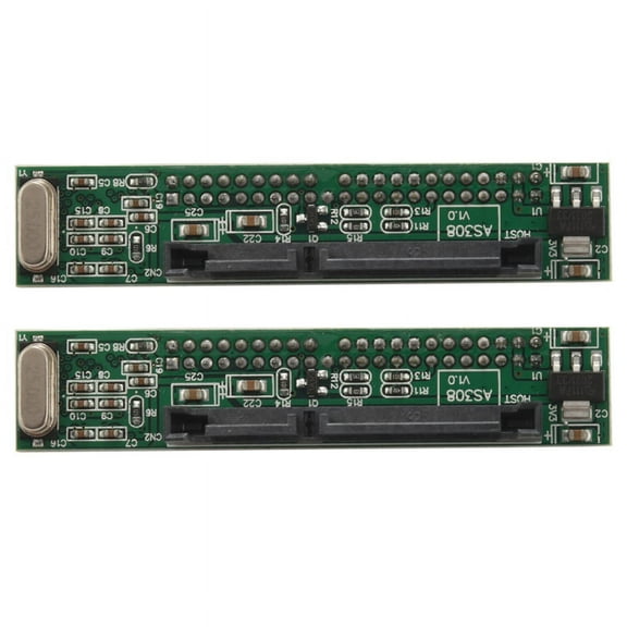 2X 2.5 Inch Ide To Sata Adapter, Convert Laptop 44 Pin Male Ide Pata Hdd Hard Disk Drive Ssd To A Serial Port