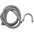 thumbnail image 1 of 2X 2.5M Machine Dishwasher Drain Hose Extension Washing Pipe with Bracket Set, 1 of 8