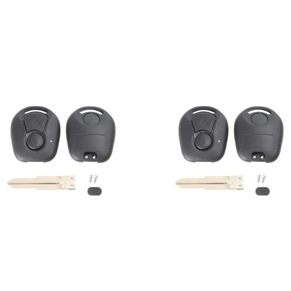 2X 2 Buttons Remote Key Shell for Actyon Uncut Blade Key Cover Case Replacement ,A