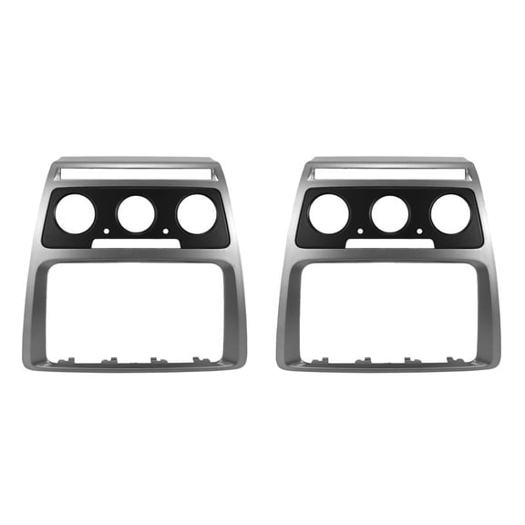 2X 2 Din Car Refitting Fascia Fit for Audio Fascia Stereo Radio DVD CD Panel Dash Mount Trim Kit