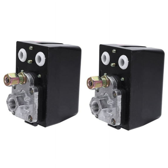 2X 2-Phase 220V 15A Air Compressor Pressure 9-12Kg Pressure Switch for Compressor Air Compressors Switch Control Tools