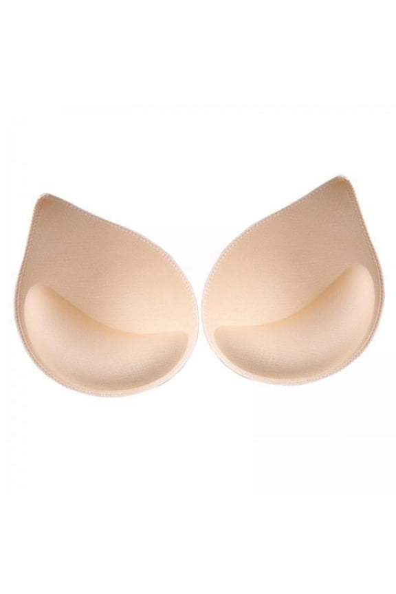 2X 2 Pieces Bra Insert Pads Shaper Removable Resilient for Sports Skin