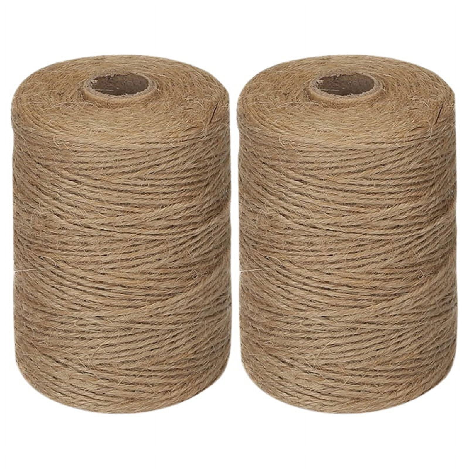 2X 200M/ Roll 2mm Twine Natural Thick Brown Twine for Home Gardening ...